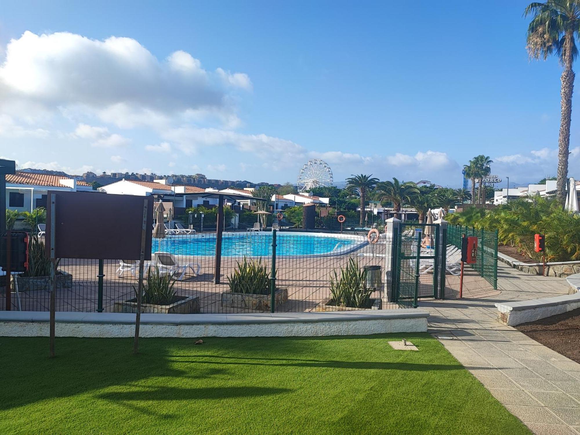 Bungalow Maspalomas Golf Con Jacuzzi, Piscina Y Jardin San Bartolomé Buitenkant foto