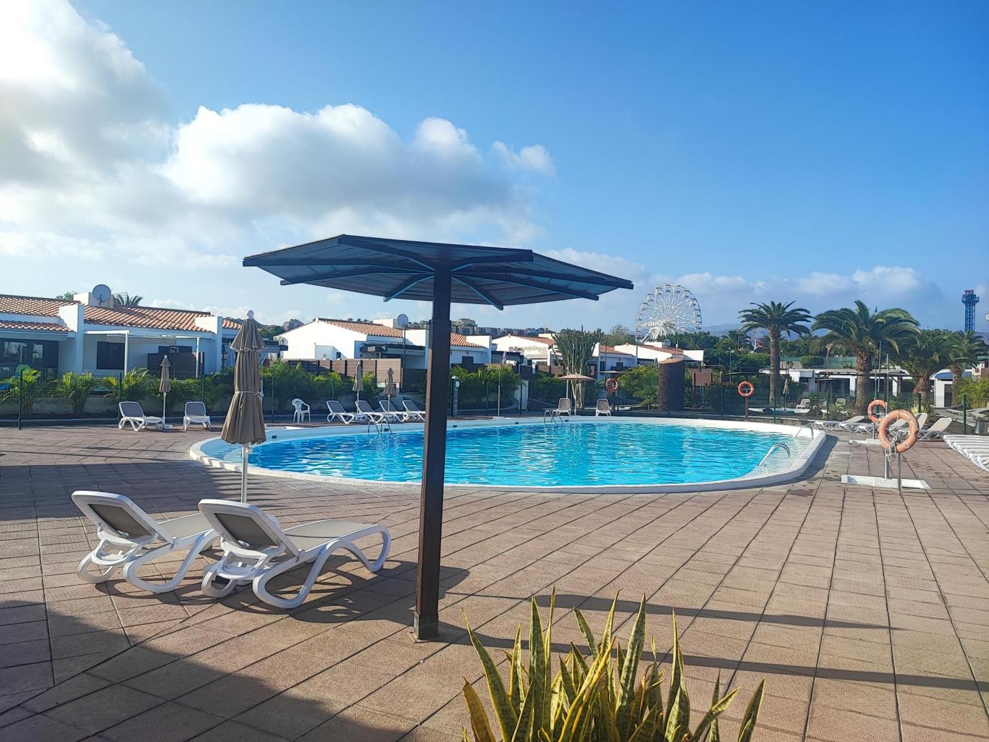 Bungalow Maspalomas Golf Con Jacuzzi, Piscina Y Jardin San Bartolomé Buitenkant foto