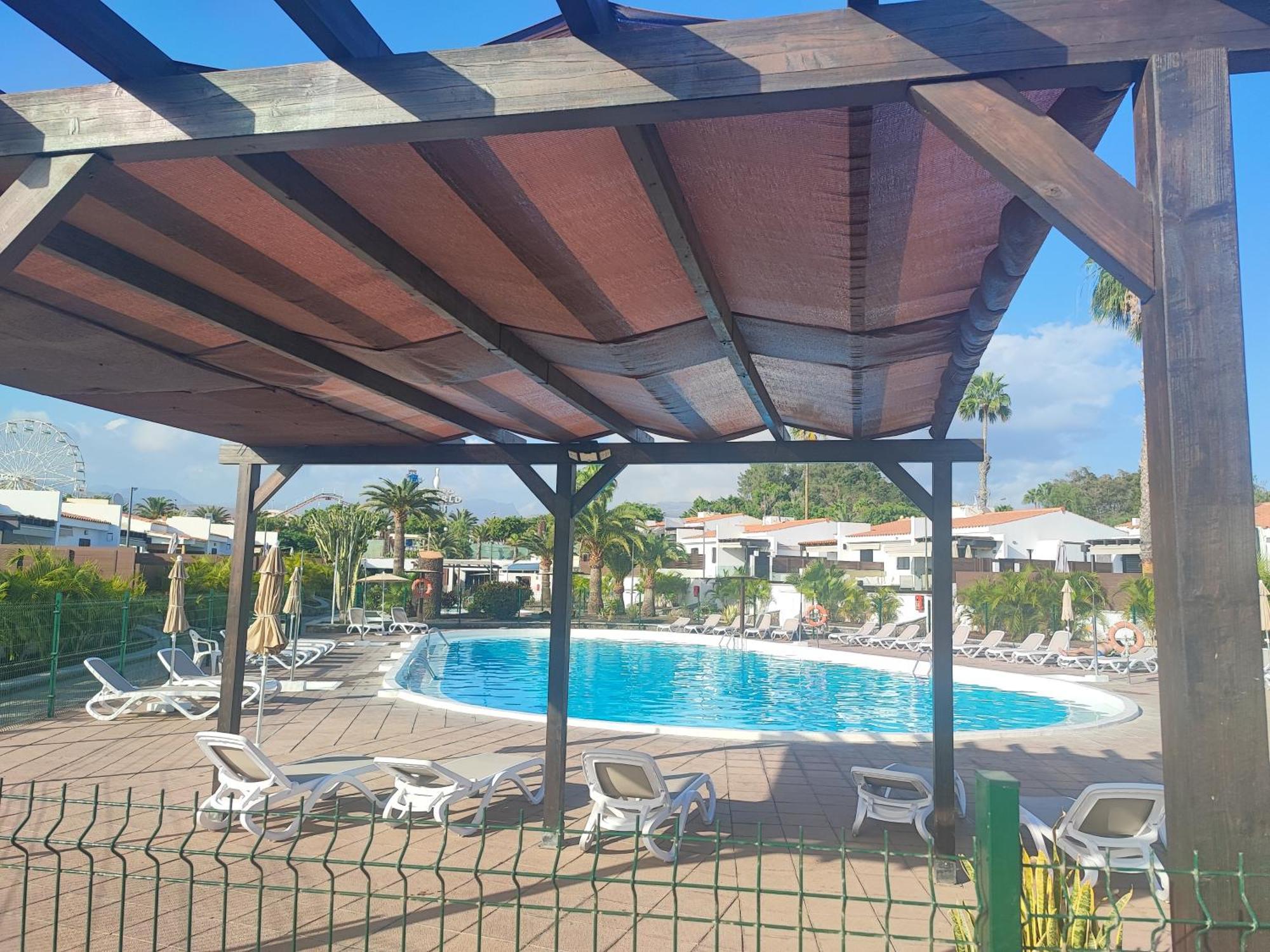 Bungalow Maspalomas Golf Con Jacuzzi, Piscina Y Jardin San Bartolomé Buitenkant foto